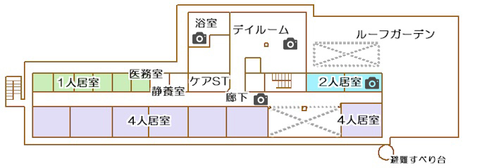 2階の案内図